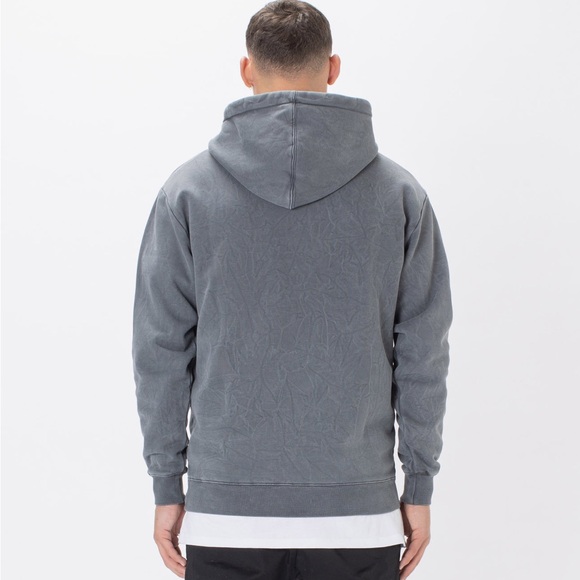 Zanerobe Lowgo Hood Sweat Grey Salt - Picture 4 of 7